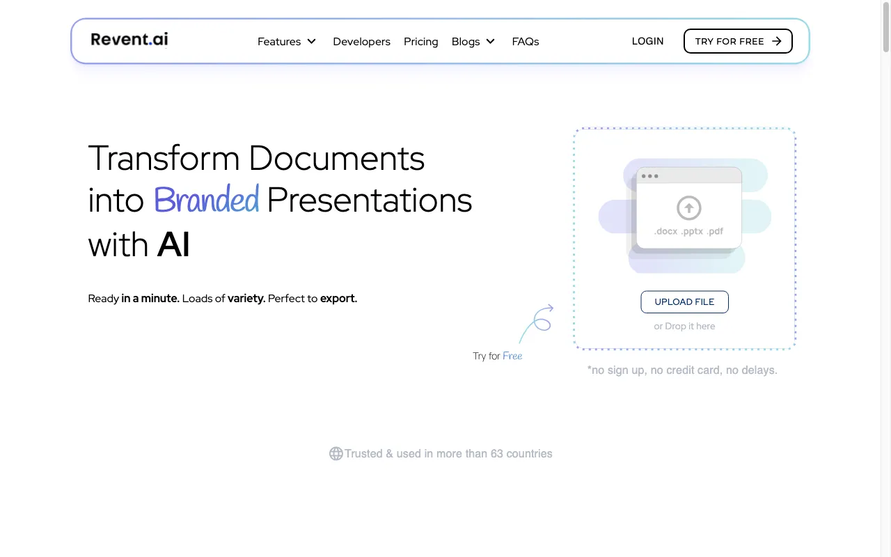 Revent Press — preview screenshot