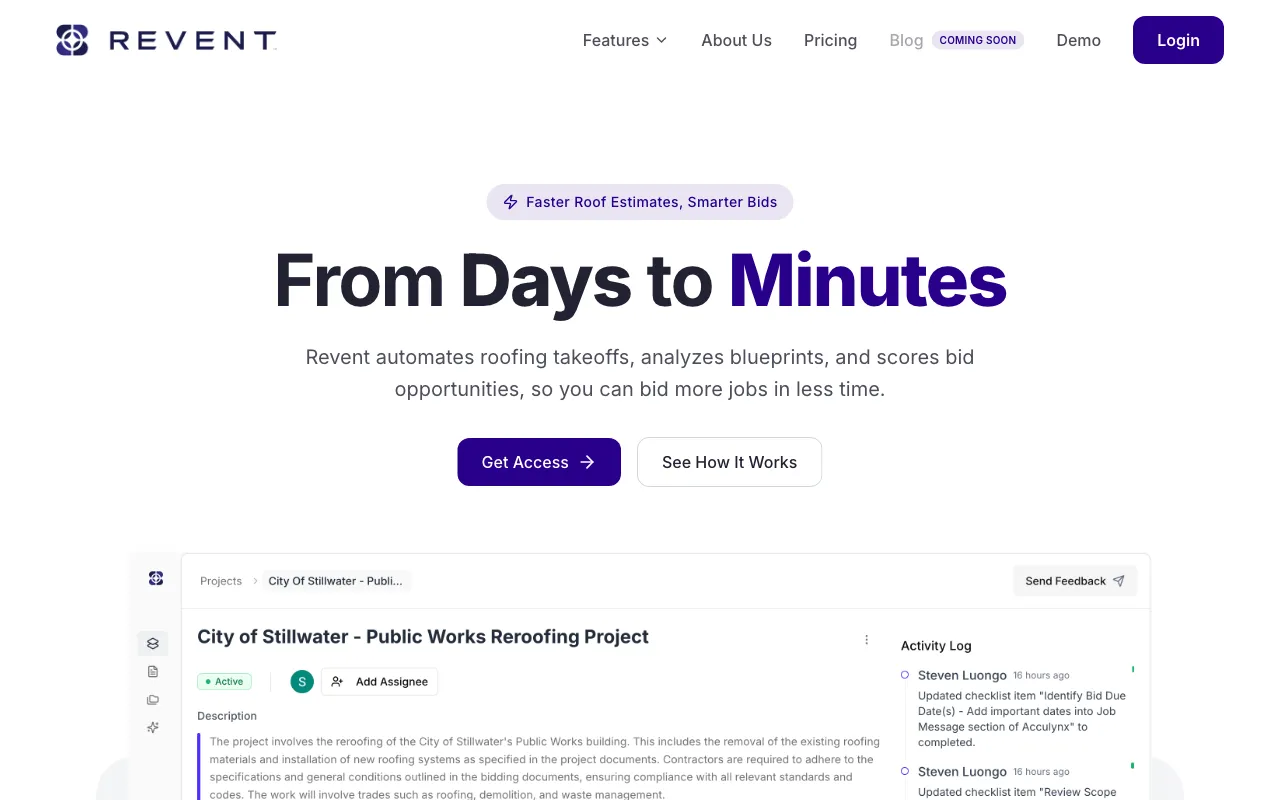 Revent — preview screenshot