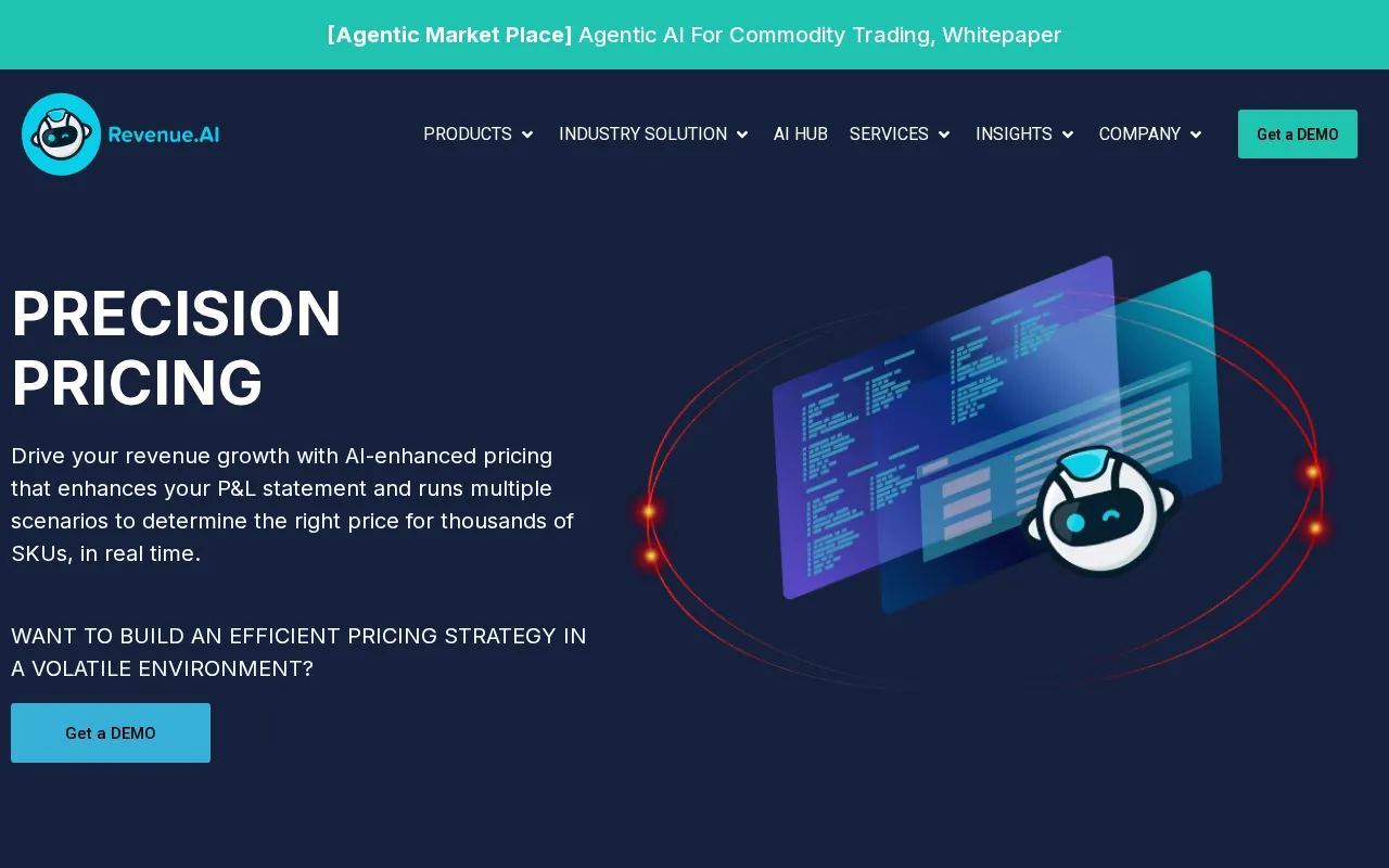 Revenue AI — pricing page