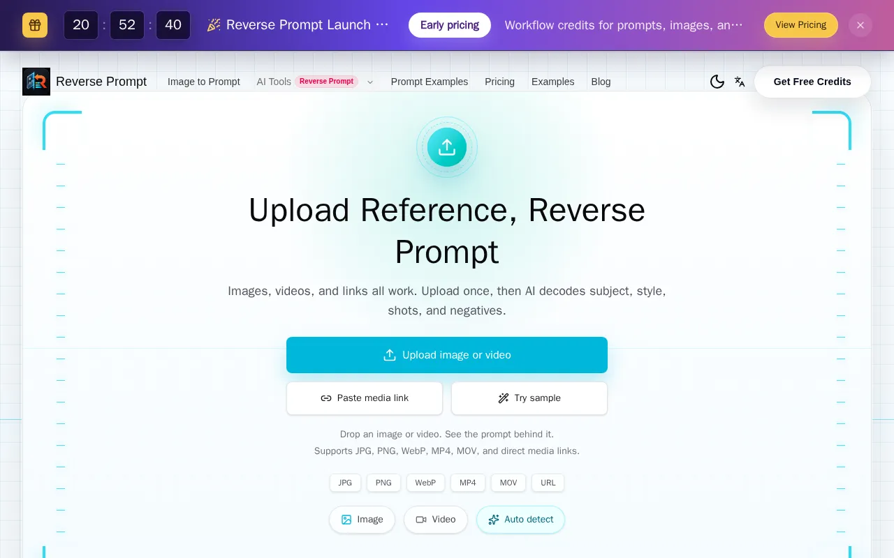 Reverse Prompt — preview screenshot