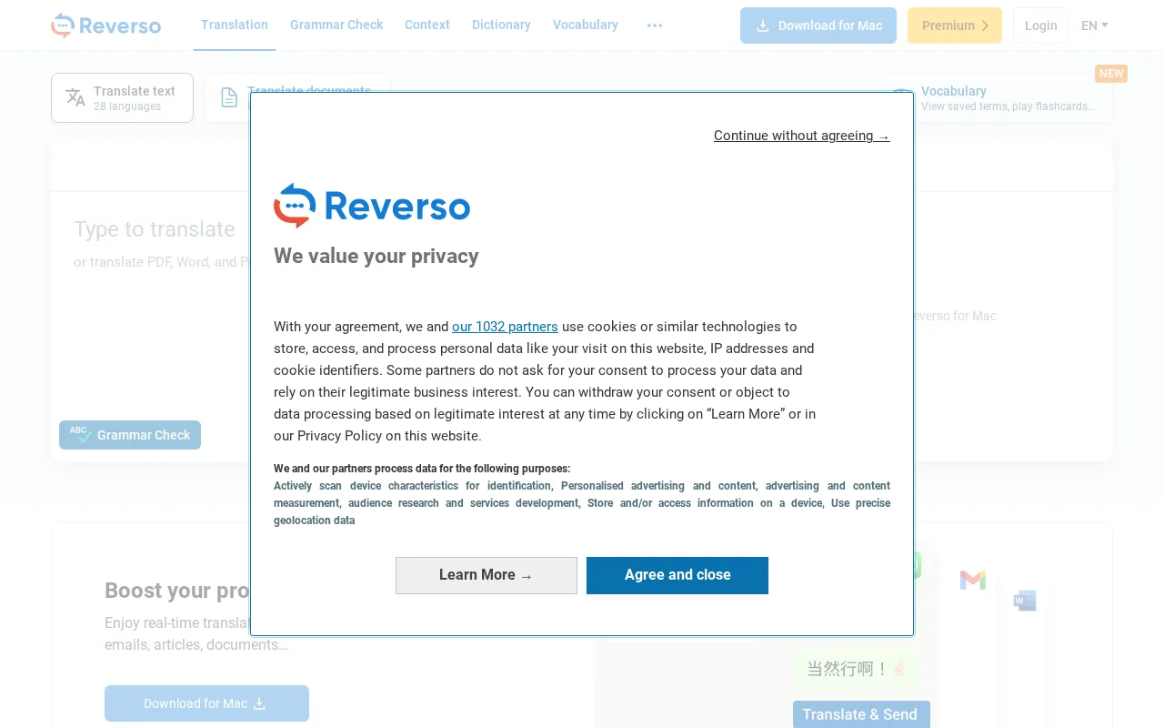 Reverso — preview screenshot