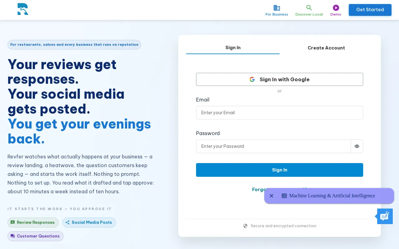 Revfer — preview screenshot