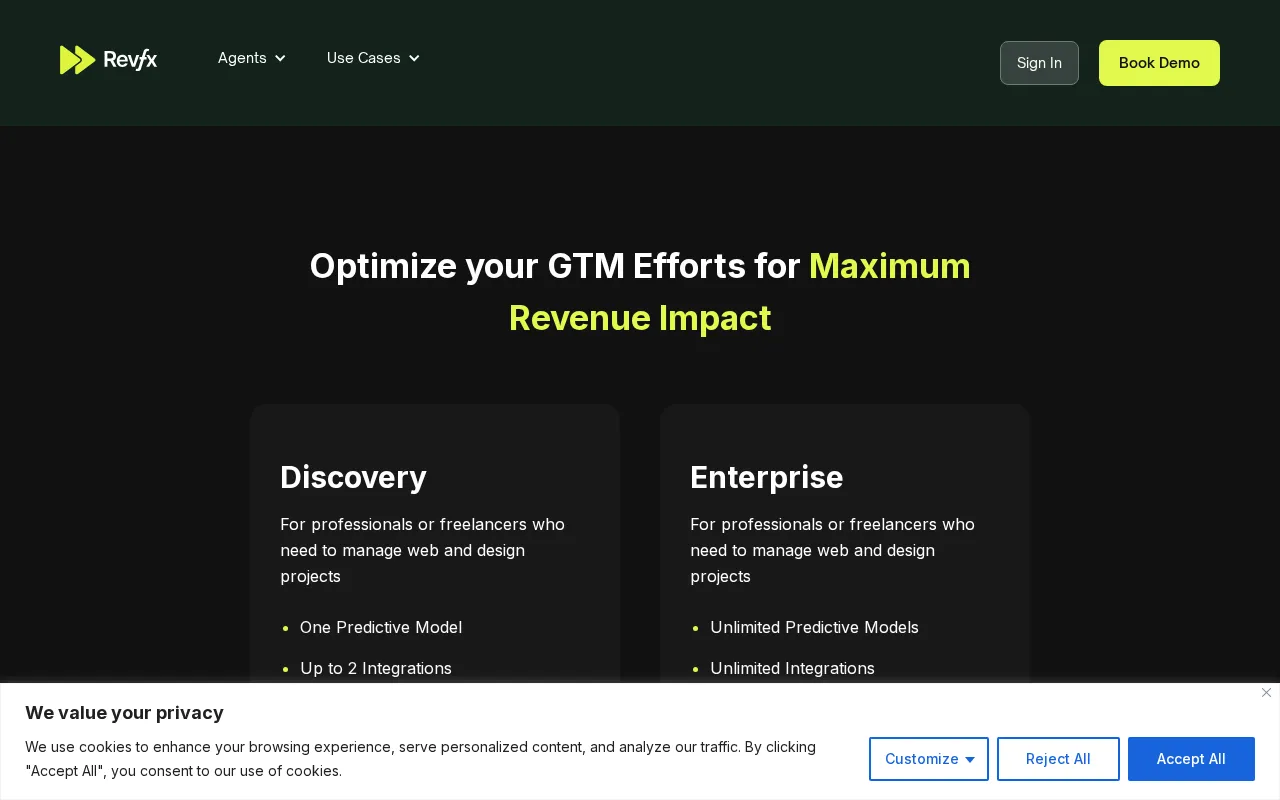 Revfx Account Lookalikes — pricing page