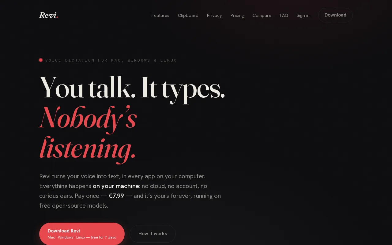 Revi — preview screenshot
