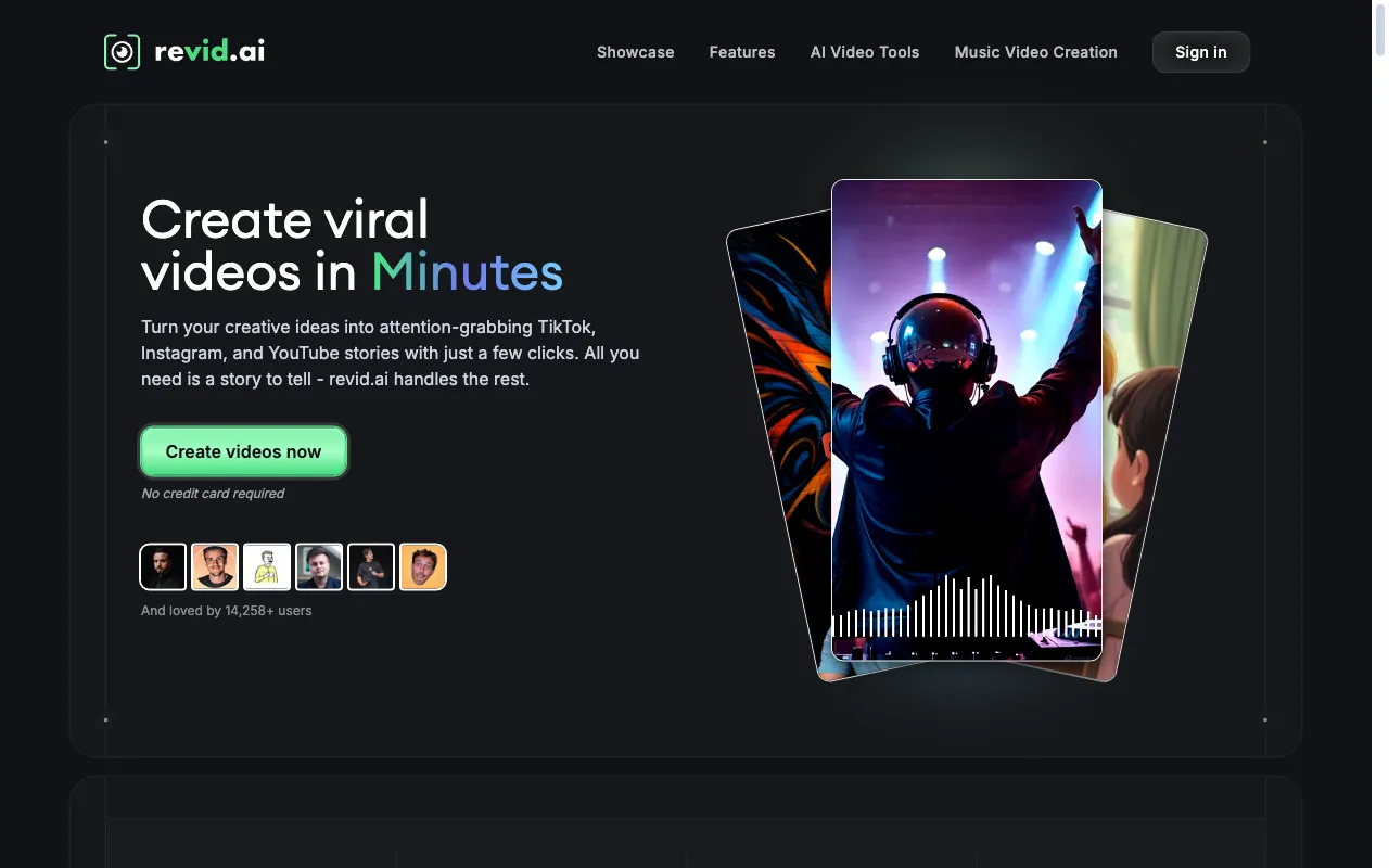 revid.ai — preview screenshot