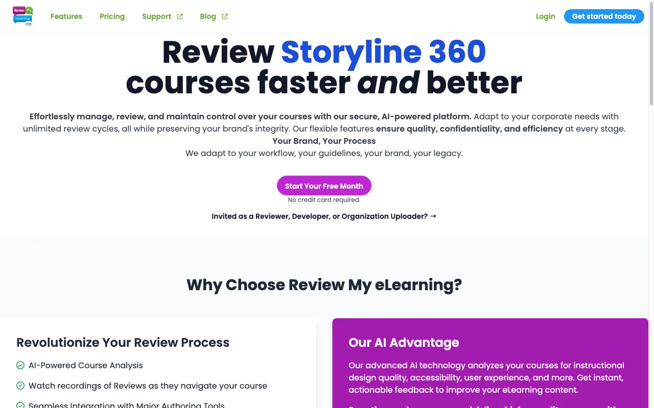 Review My eLearning — preview screenshot
