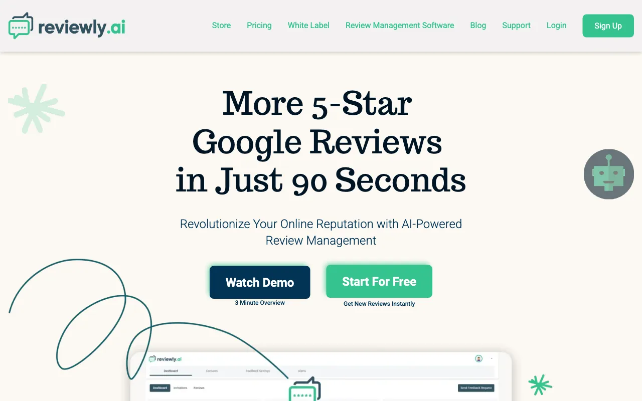 Reviewly AI — preview screenshot