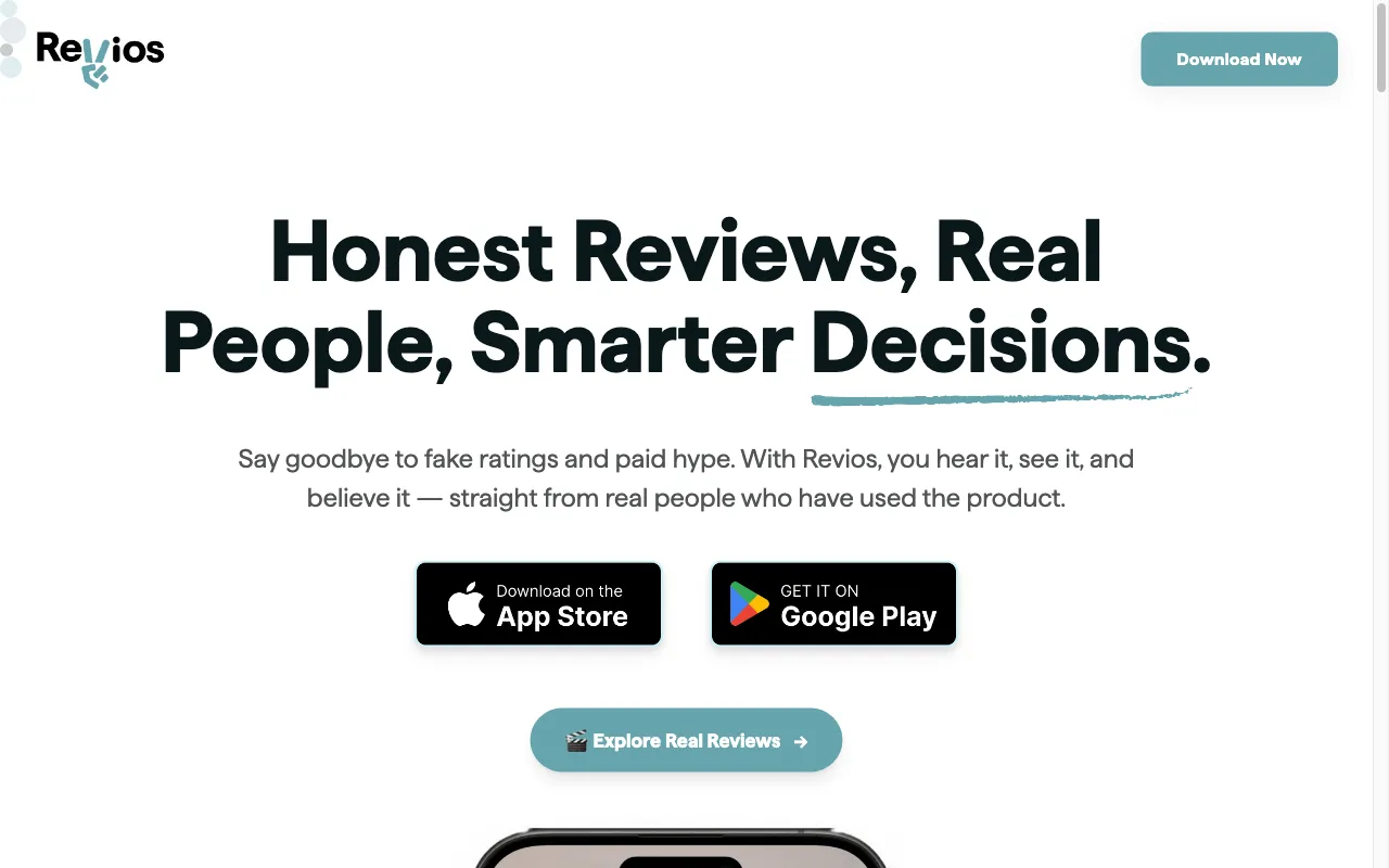 Revios — preview screenshot