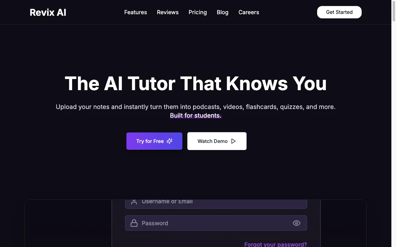 Revix AI — preview screenshot