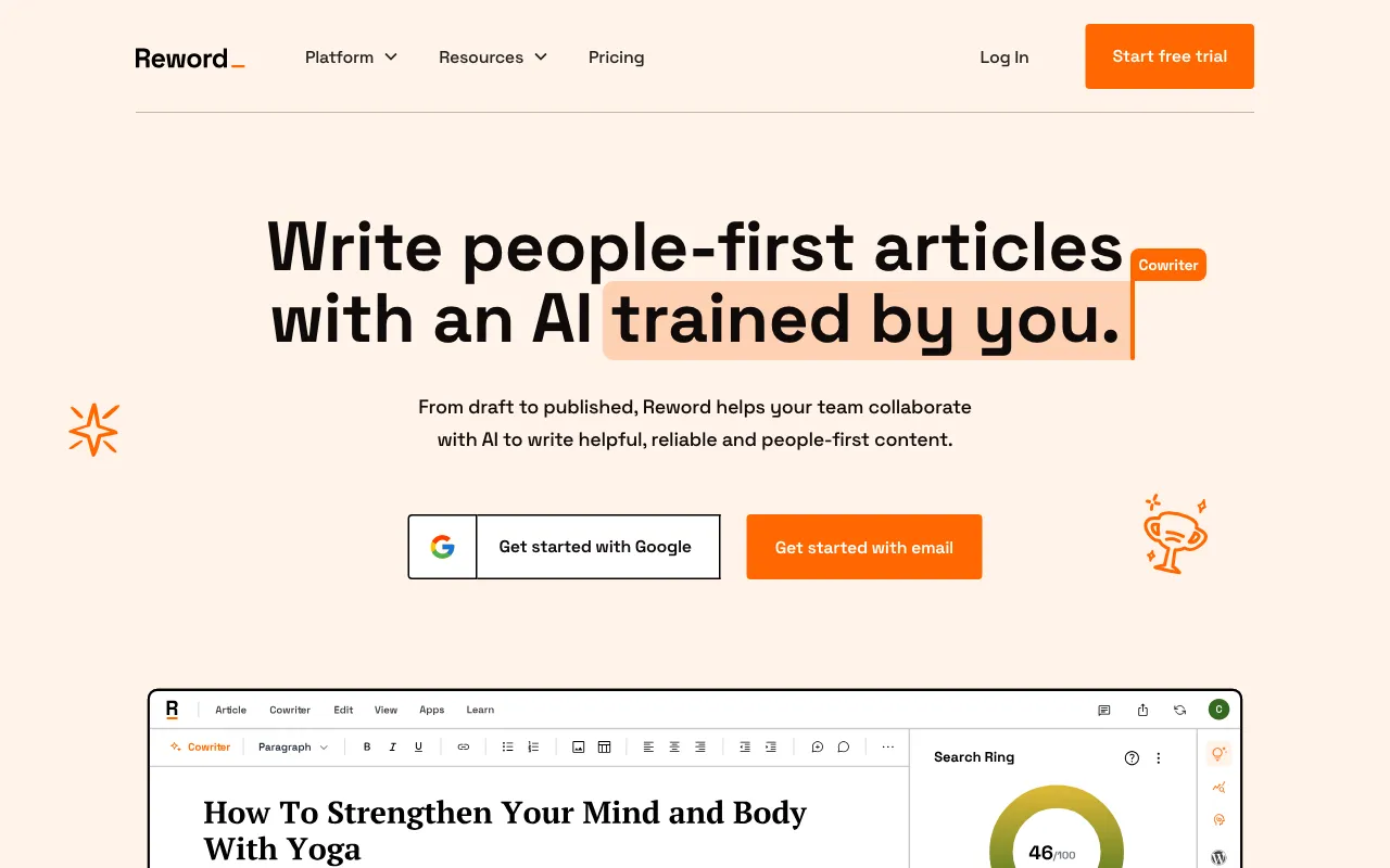 Reword — preview screenshot