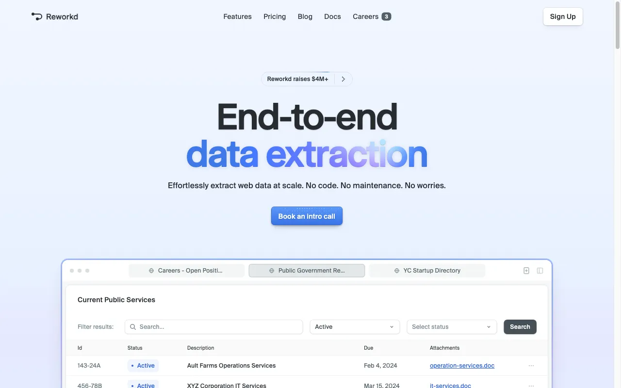 Reworkd — preview screenshot