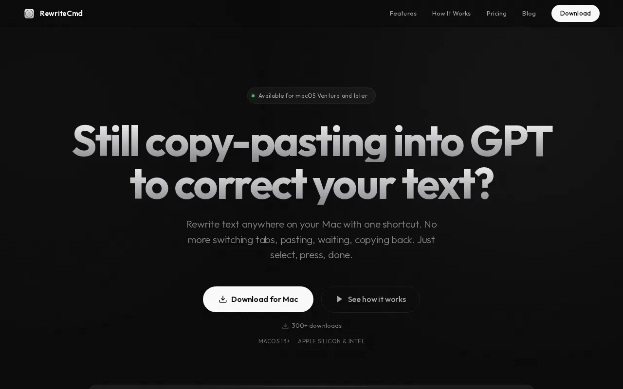 RewriteCmd — preview screenshot