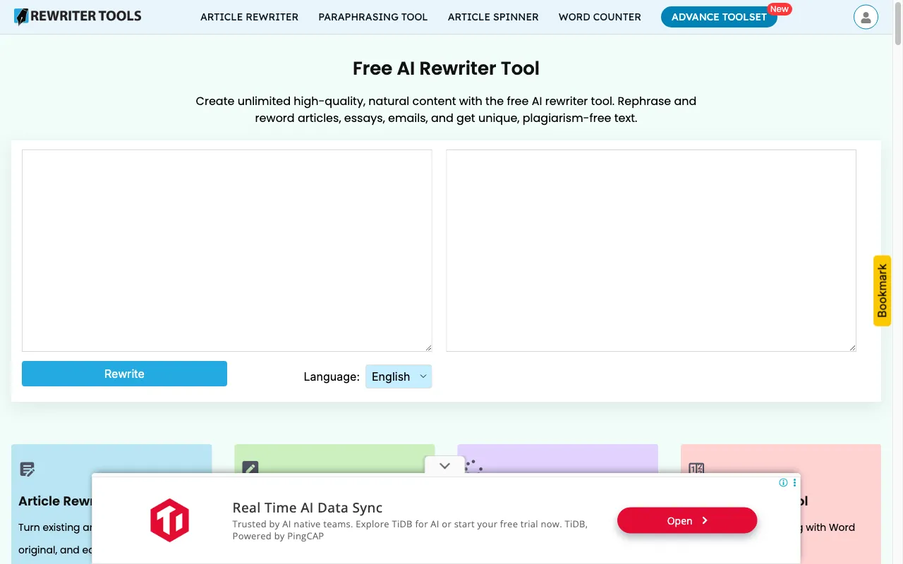 Rewriter Tools — preview screenshot