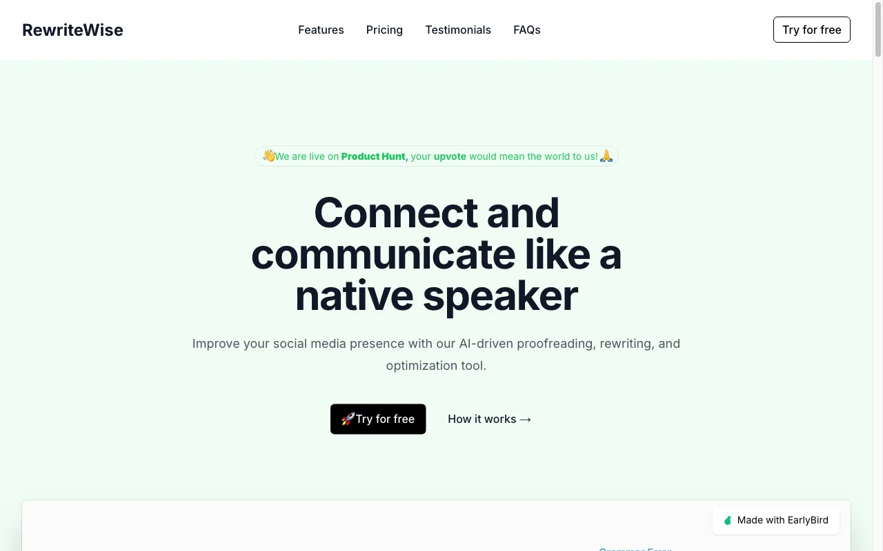 RewriteWise — preview screenshot