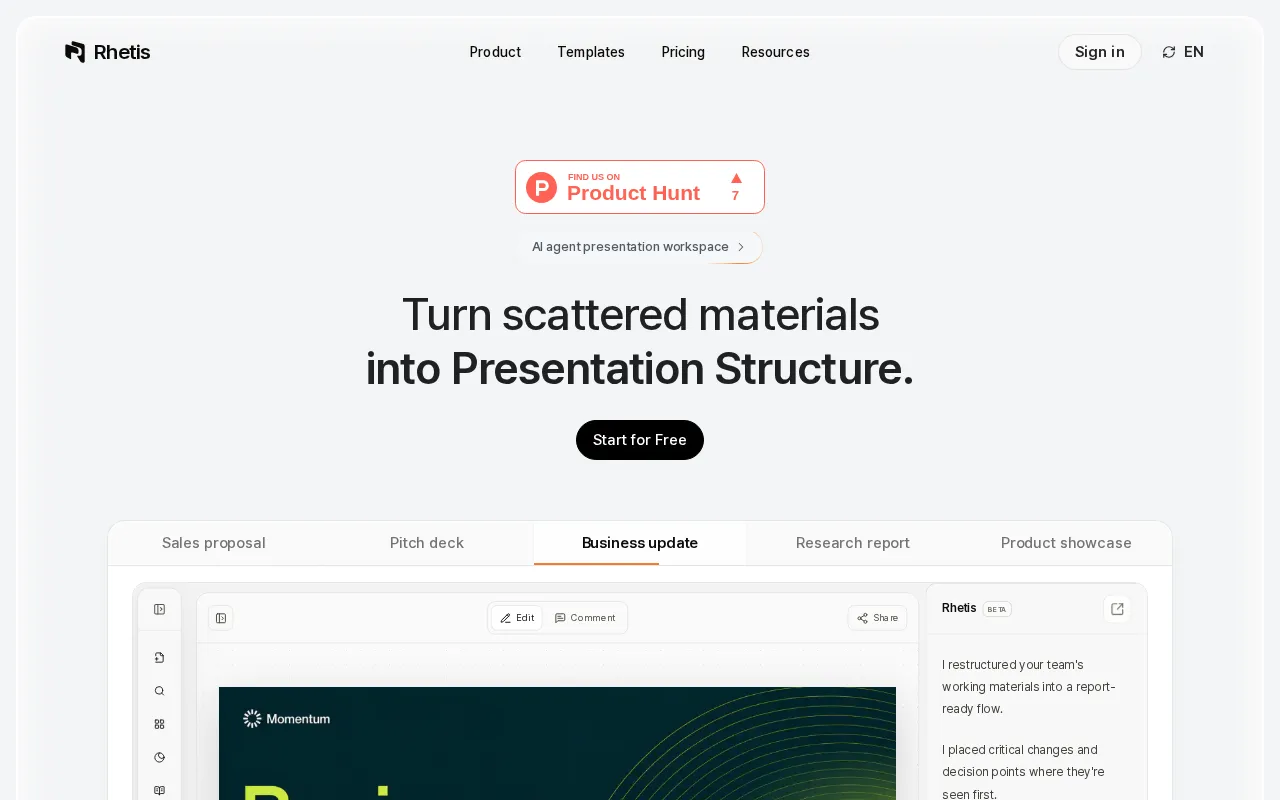 Rhetis — preview screenshot