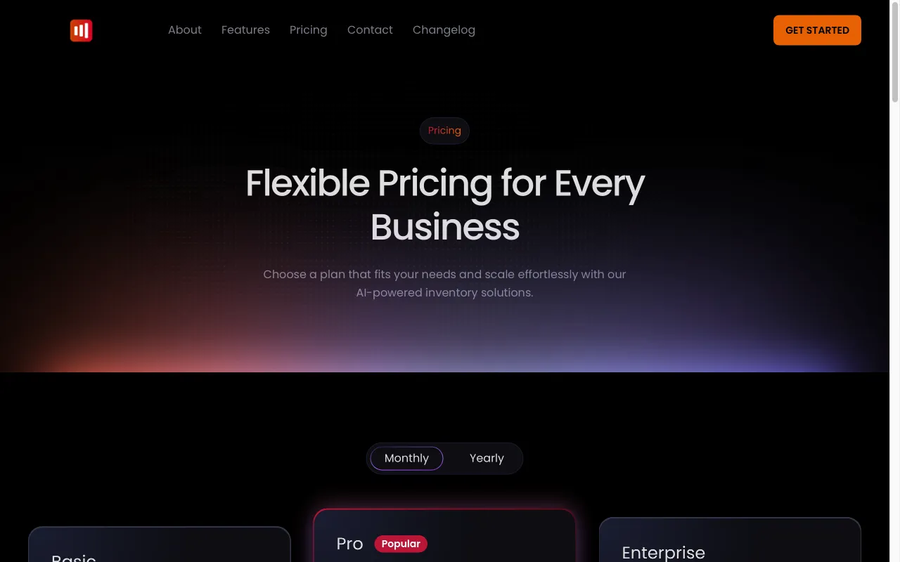 Rhythmic — pricing page