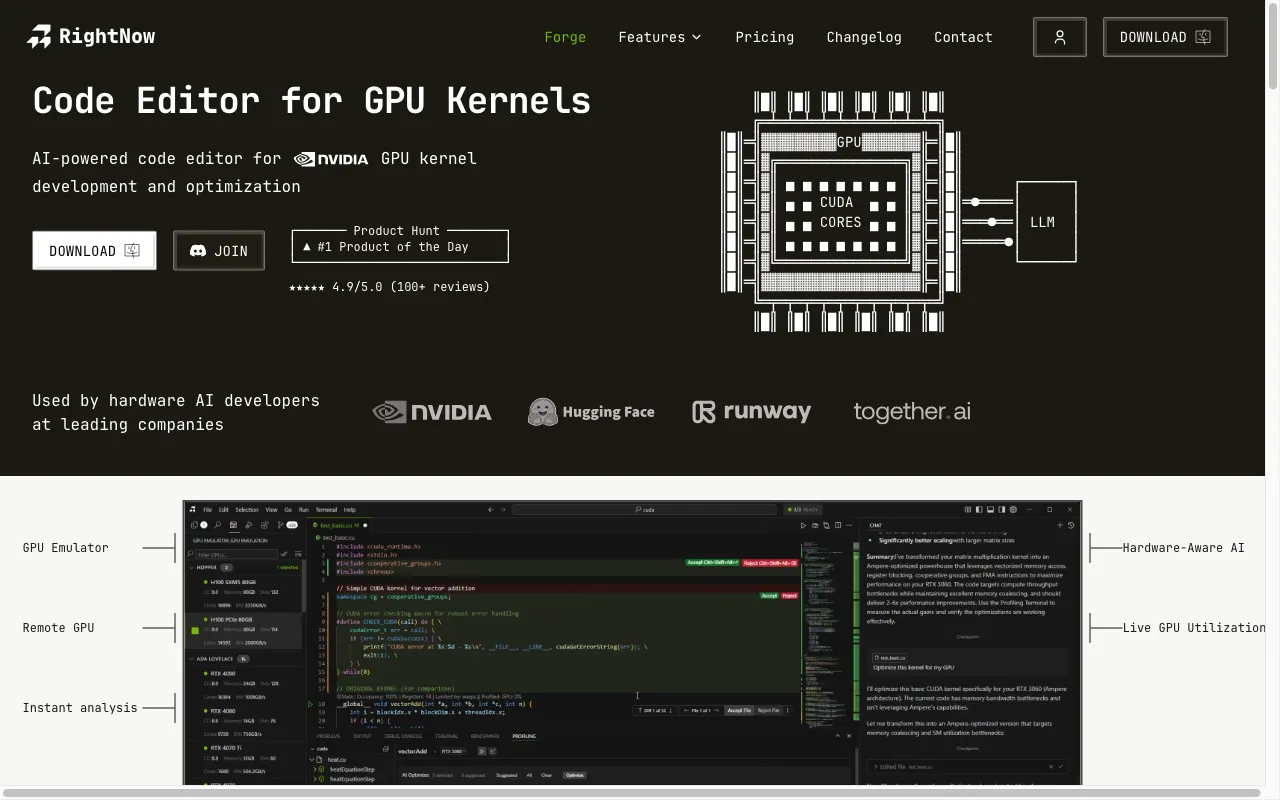 RightNow AI — preview screenshot