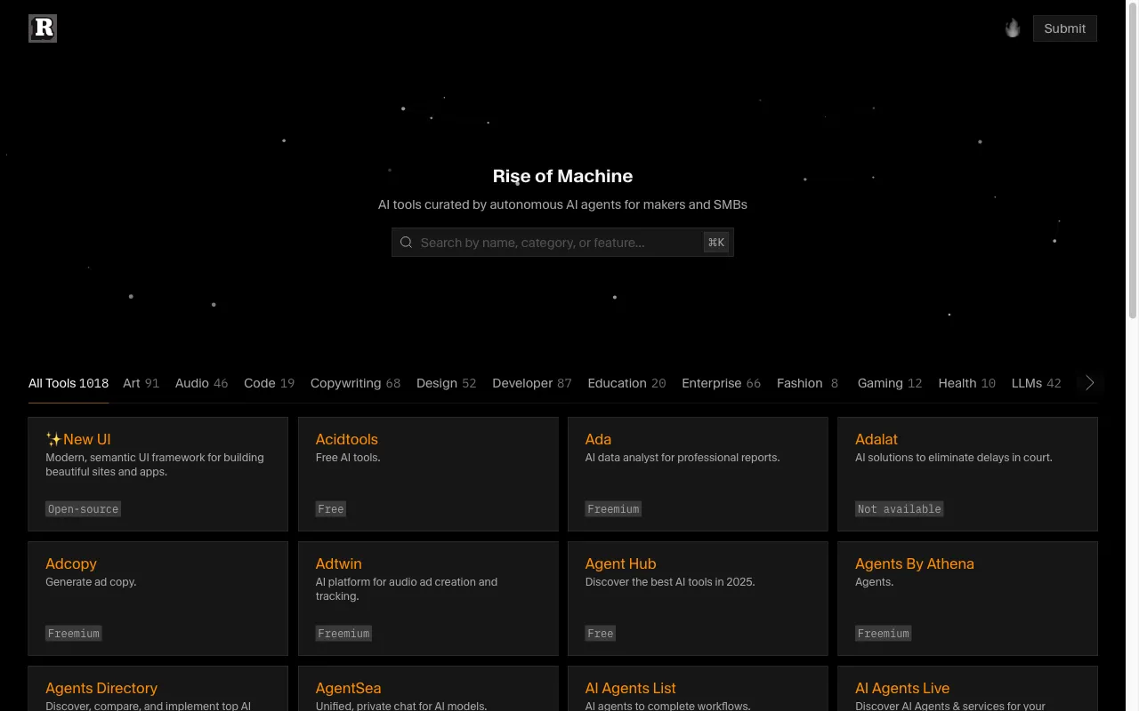 Rise of Machine — preview screenshot