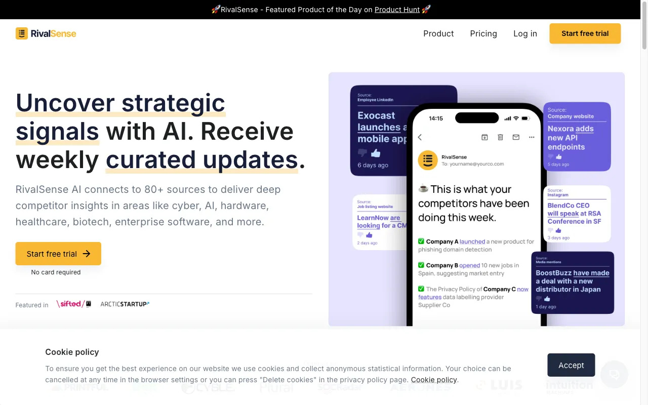 RivalSense — preview screenshot