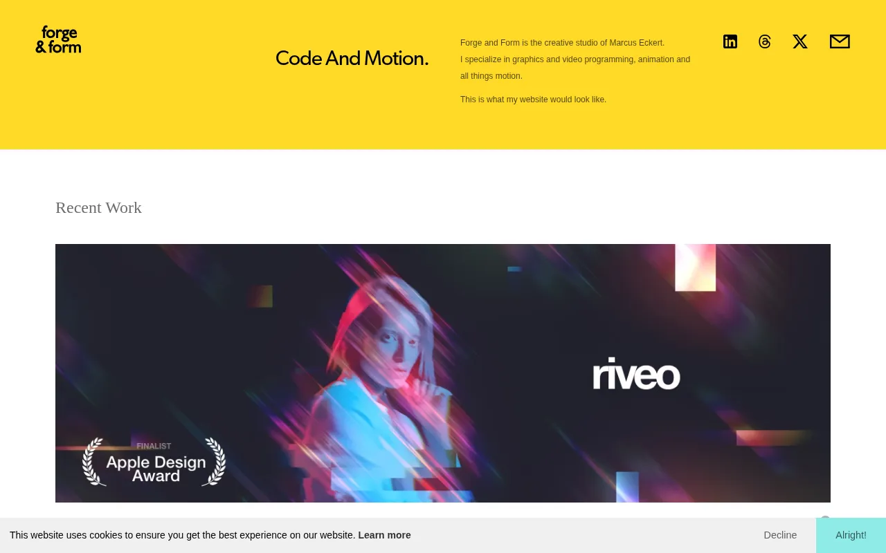 Forge and Form — pricing page