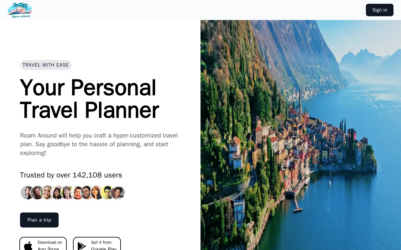 Roam Around — preview screenshot