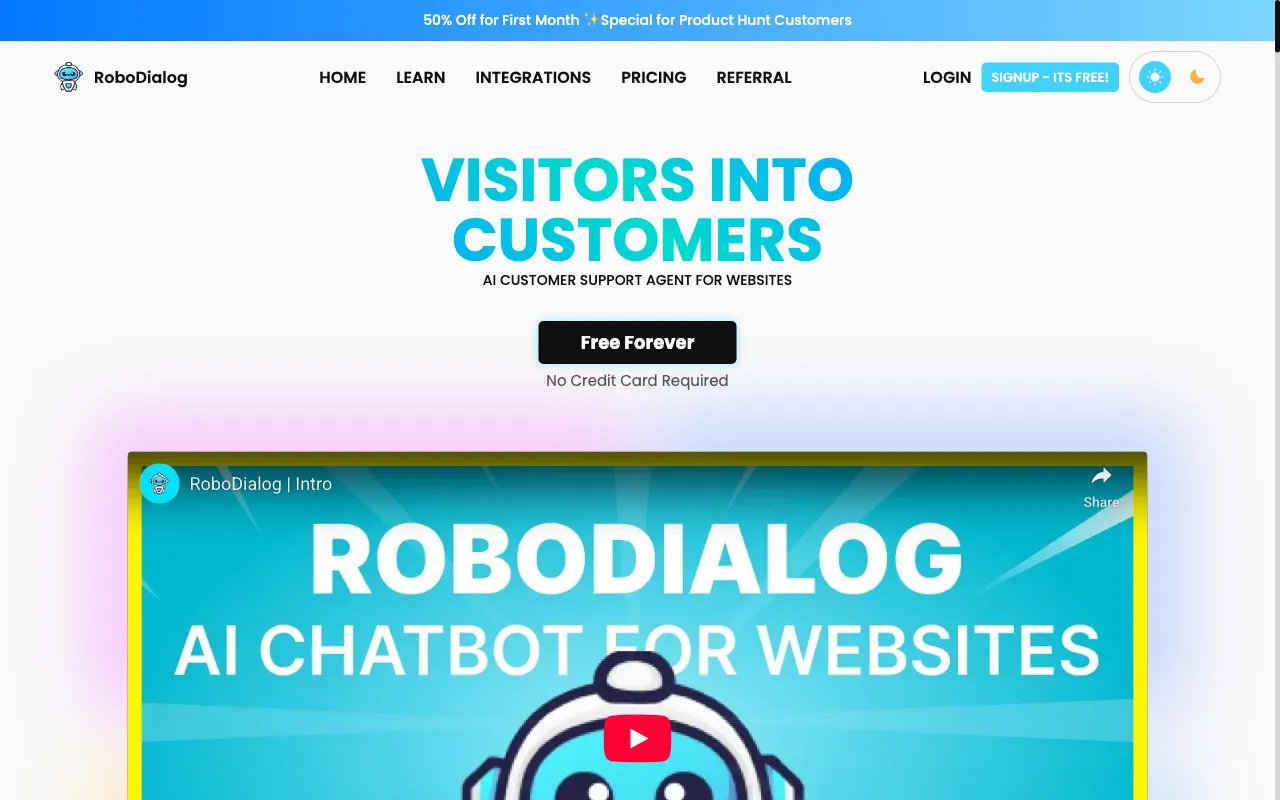 RoboDialog — preview screenshot