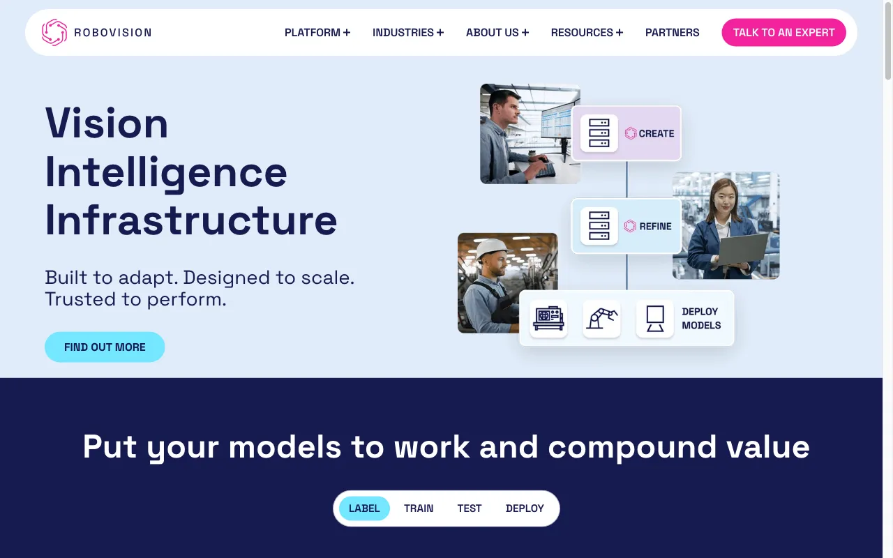 Robovision.ai — preview screenshot