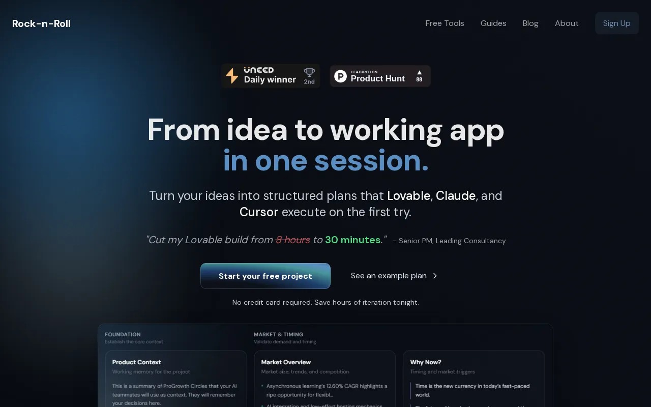Rock-n-Roll — preview screenshot