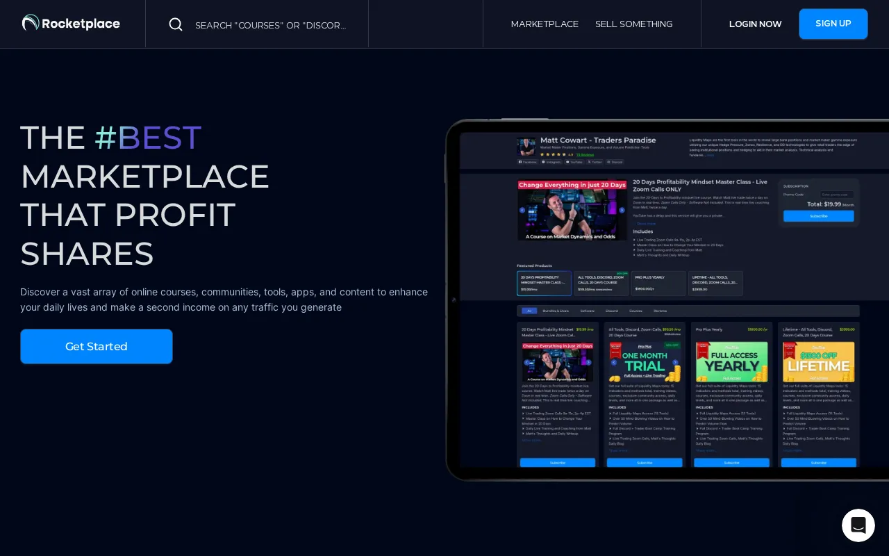 Rocketplace Marketplace — preview screenshot