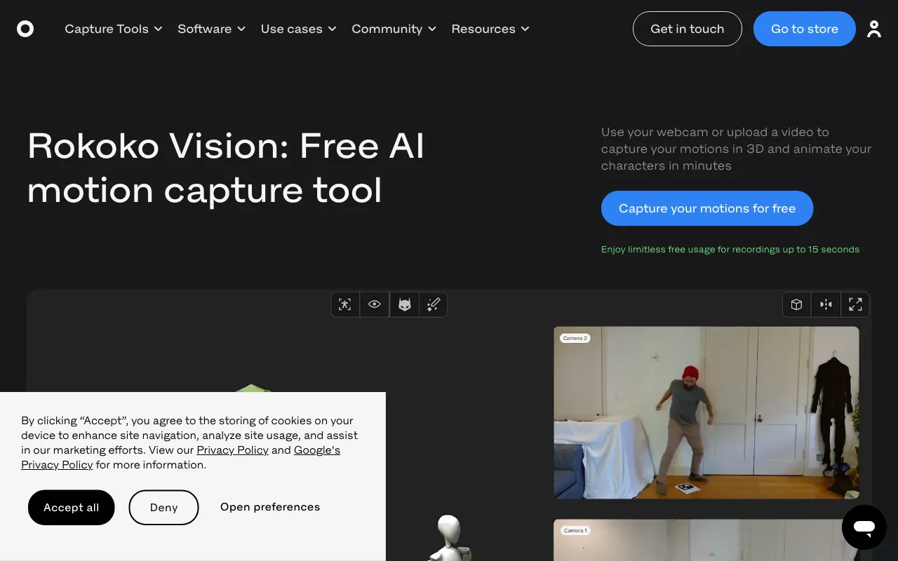 Rokoko Video — preview screenshot