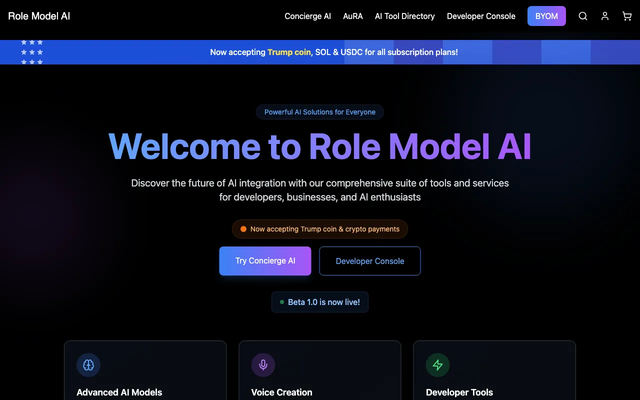 Role Model AI — preview screenshot