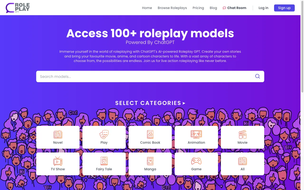 RoleplayGPT — preview screenshot