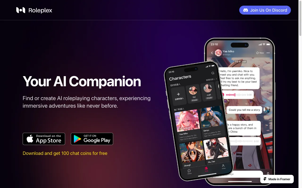 Roleplex — preview screenshot