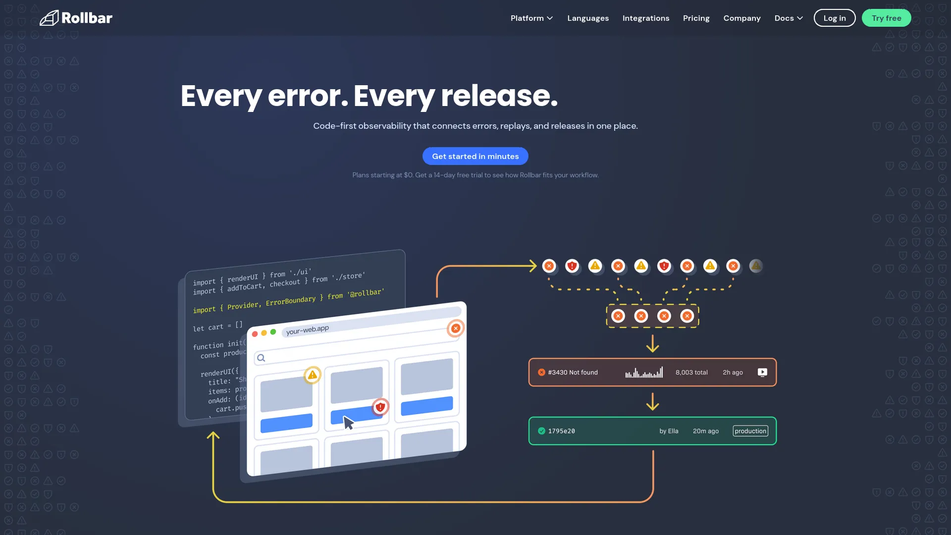 Rollbar — preview screenshot