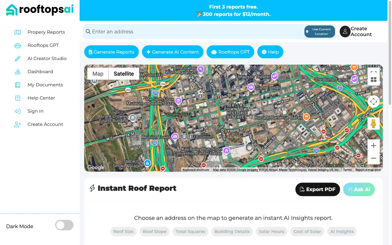 Rooftops AI — preview screenshot