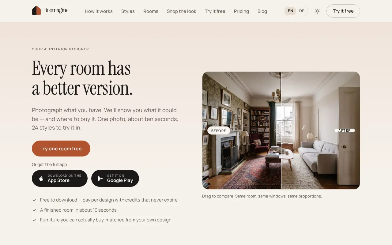Roomagine — preview screenshot