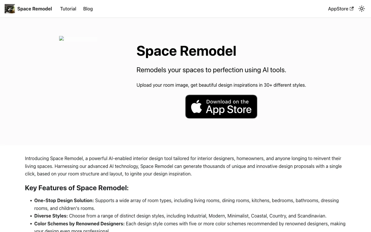 Space Remodel — preview screenshot