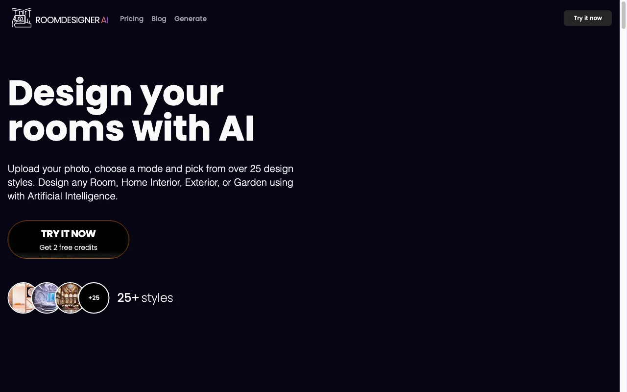 roomdesigner.ai — preview screenshot