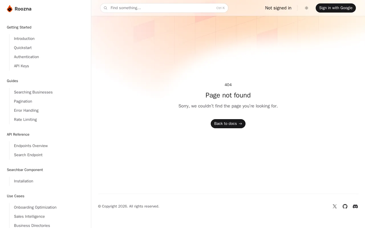 Roozna — pricing page