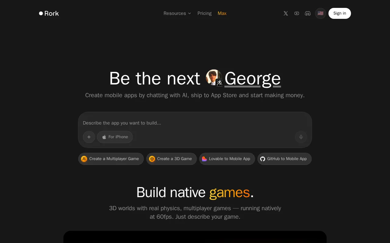 Rork — preview screenshot