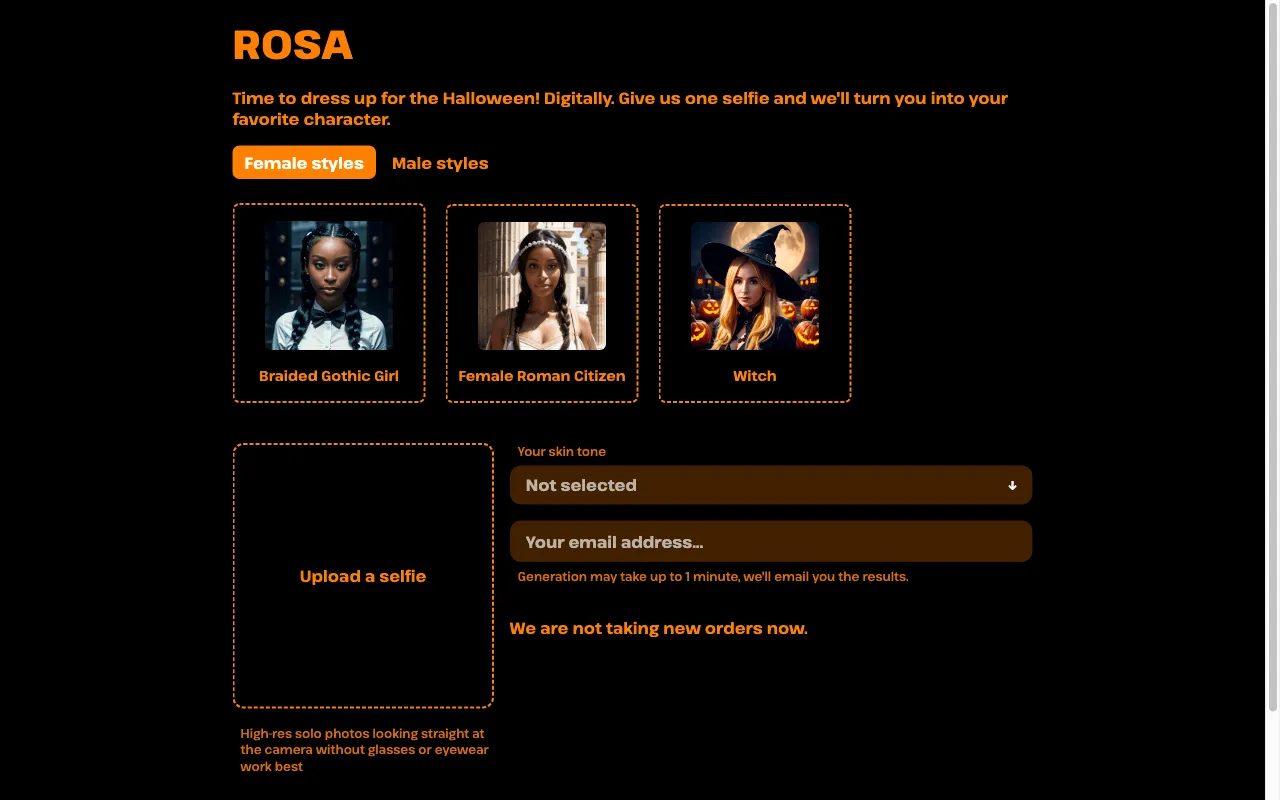 ROSA — preview screenshot