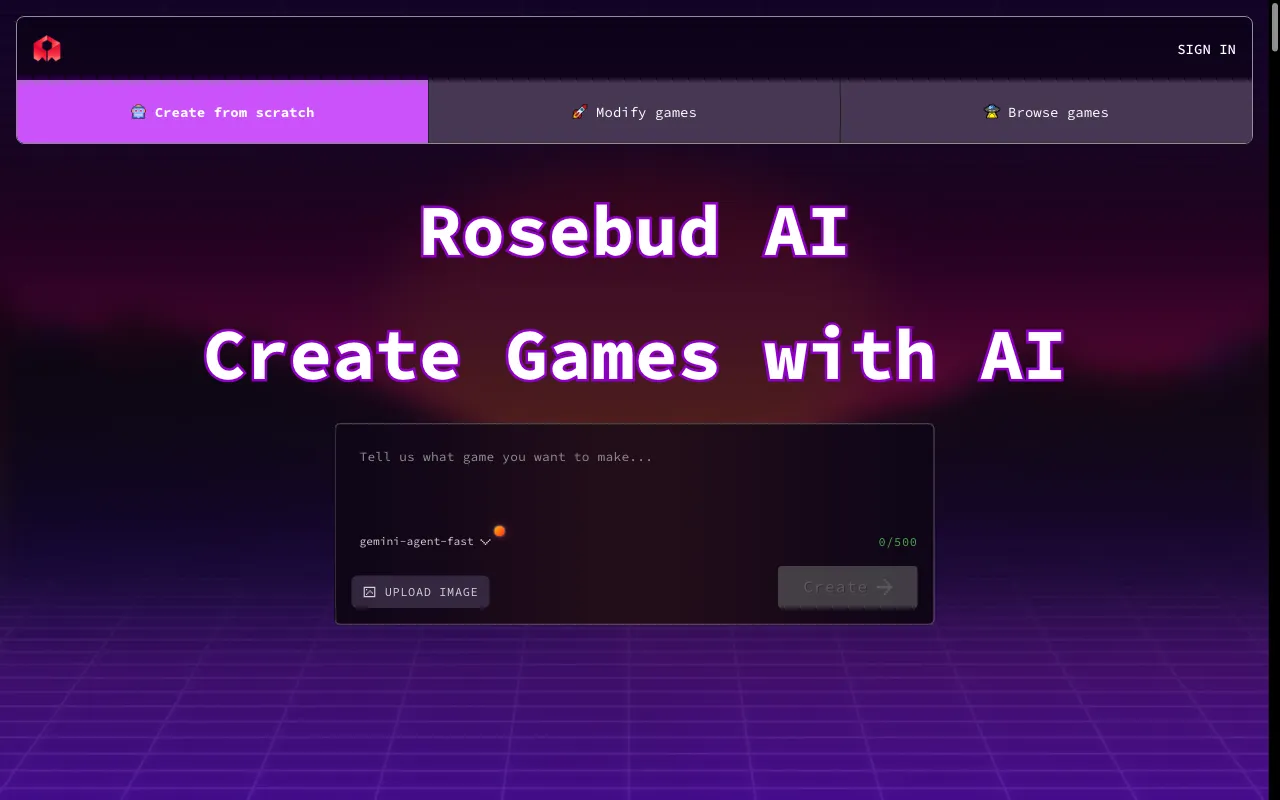 Rosebud — preview screenshot