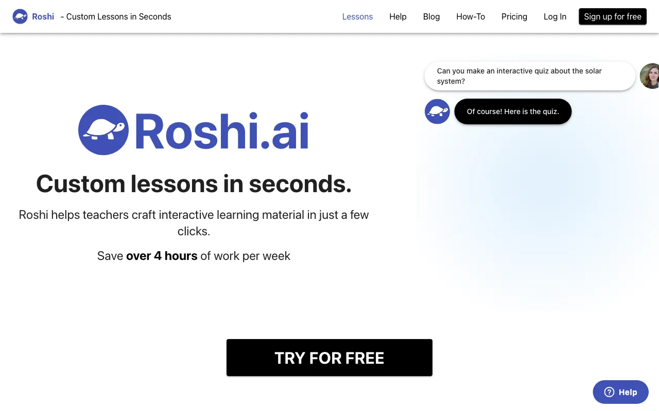 Roshi AI — preview screenshot
