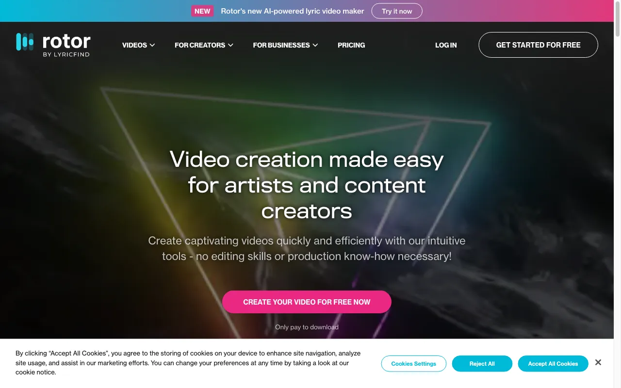 Rotor Videos — preview screenshot
