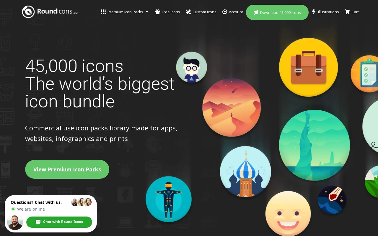 Round Icons — preview screenshot