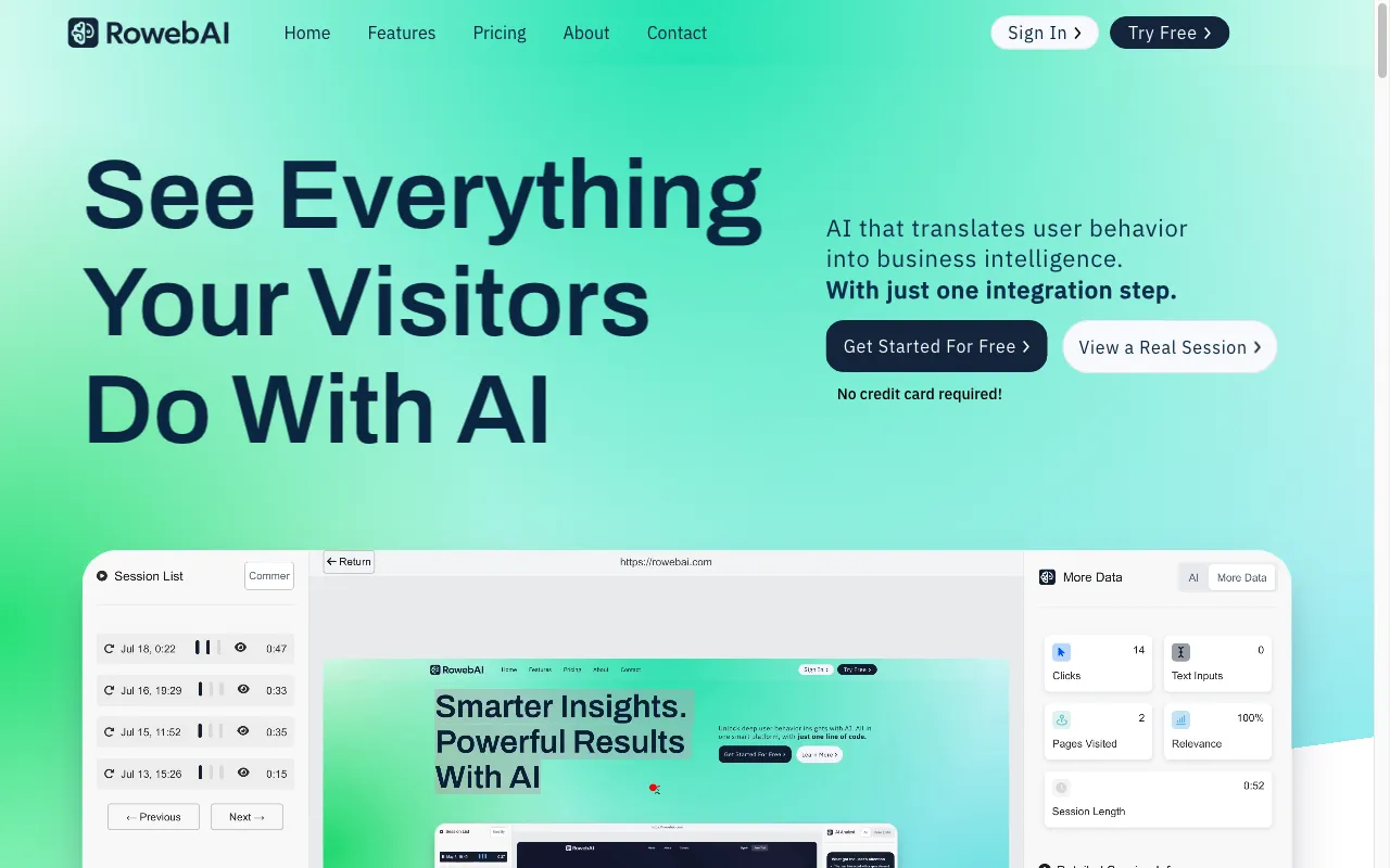 RowebAI — preview screenshot
