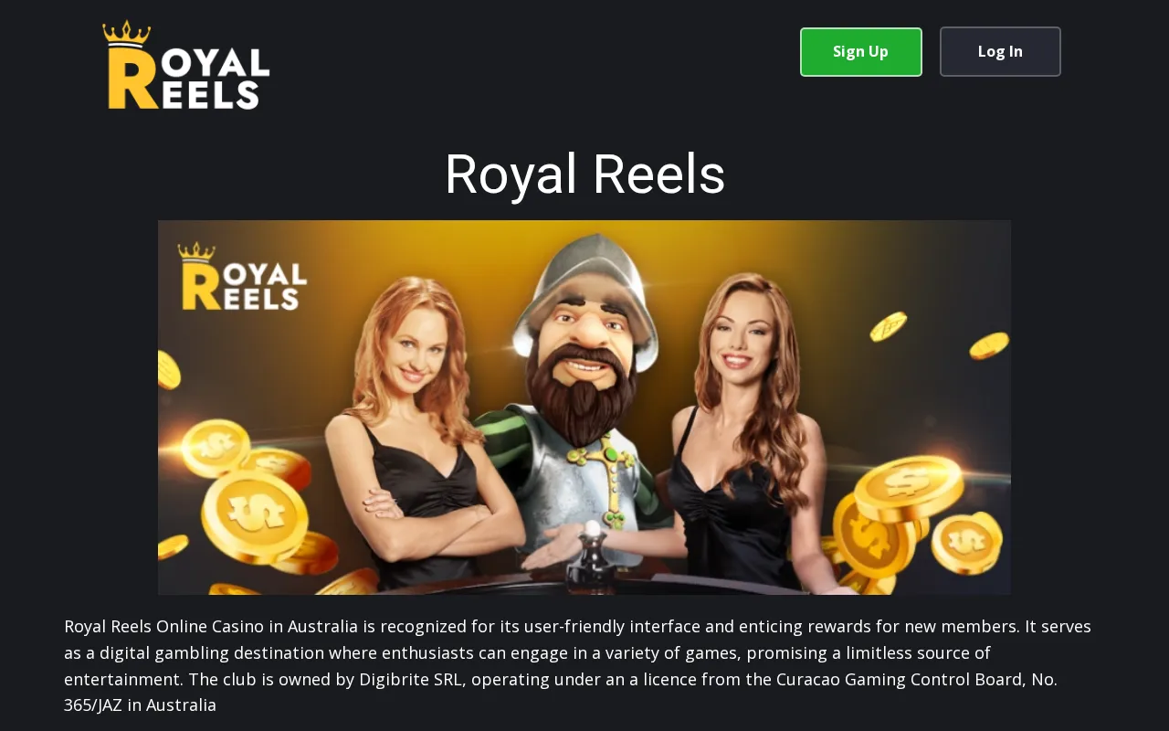 Royal Reels Casino — preview screenshot