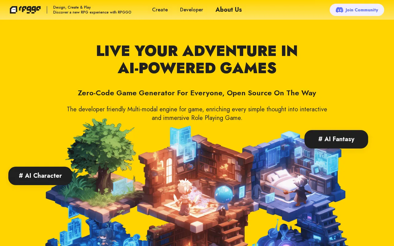 RPGGO AI — preview screenshot