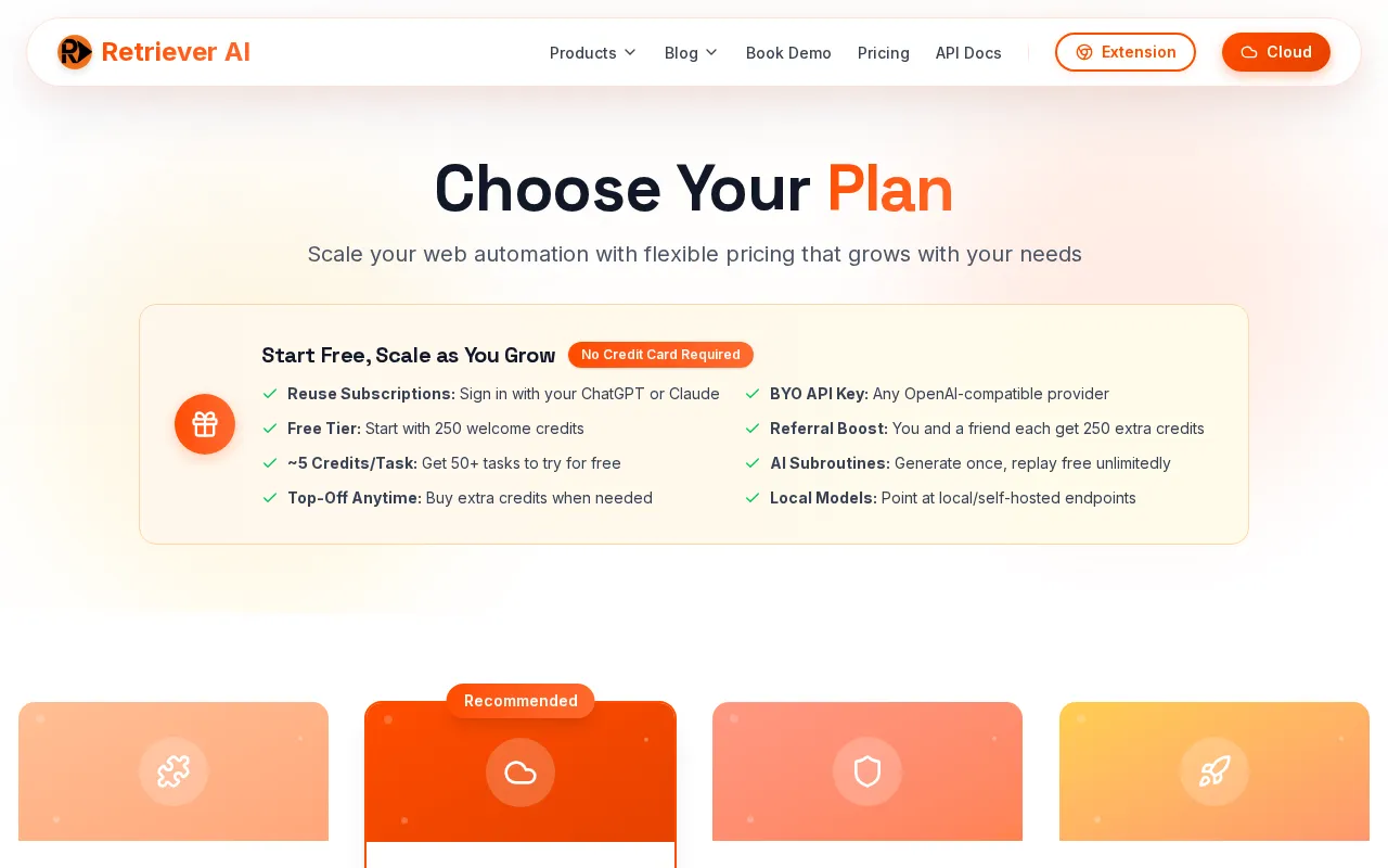 rtrvr.ai — pricing page