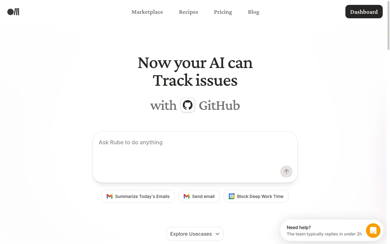 Rube — preview screenshot